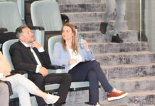 FOTO/VIDEO: Teodora Albon, surprinsă de scorul strâns de la alegeri. Schimb de replici cu Laurenţiu Borşan după rezultate